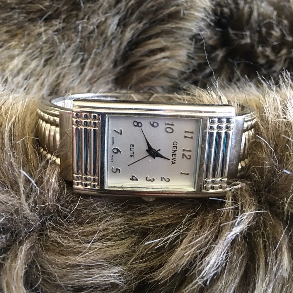 Ladies Geneva Elite #932 clamp bracelet watch